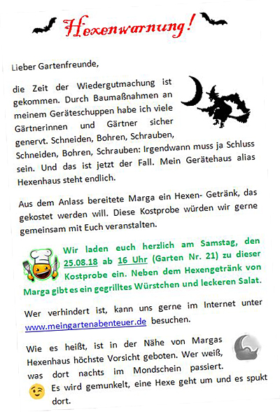 Einladung